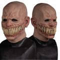 Horror Sharp Teeth Masks Big Mouth Teeth Chompers Cosplay Creepy Monster Latex Mask Halloween Monster Masque Scary Costume Props.