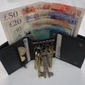 Leather Key Bag Holder. 