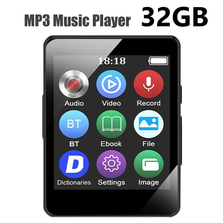 8/16/32/64GB MP3 Music Player HiFi Bluetooth-Compatible 5.0 MP3 Student Walkman Sports MP3 Player With FM Radio/Recording/E-Book
