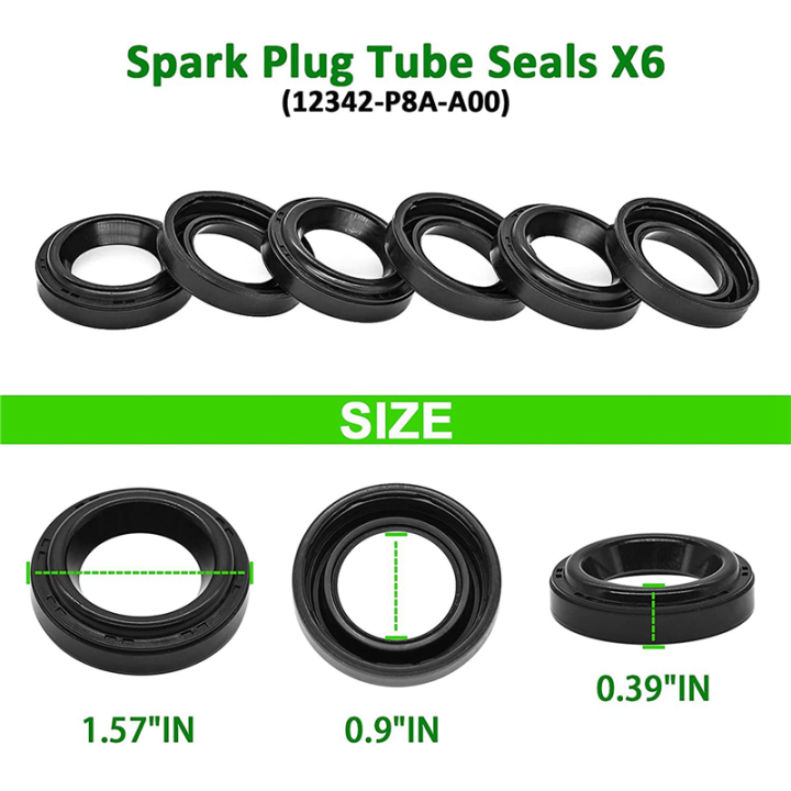6X%20Engine%20Valve%20Cover%20Gasket%20Set%2012030-P8A-A00%20for%20-Accord%20Odyssey%20Pilot%20TL%203.0L%203.2L%203.5L%20V6%20-%20Image%202