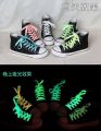 1 Pair Flat Shoe Laces Glow In The Dark Night Color Fluorescent Luminous Sport Shoelaces. 