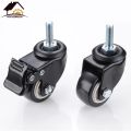 4Pcs Furniture Caster Heavy Duty 350kg 2 inch 360 Rotatable Screw Swivel Castor Wheels Trolley Rubber Protective. 