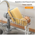 Faucet Rack Stainless Steel Kitchen Sink Caddy Storage Rack - Keep Your Sink Area Neat And Tidy. 