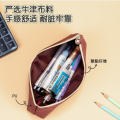 Deli 66976 Denim Triangle Bag Multi-Purpose Pencil Case (mixed).