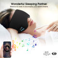 EsoGoal Wireless Sleep Mask Bluetooth Music Eye Mask Sleep Headphones Wireless Headphones Cotton Sleeping Eye Cover Travel Bluetooth Sleep Mask Sleeping Headset with Built-in Speakers for Air Travel Siesta Sleeping. 