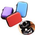 Portable HDD Carry Case Cover Earphone Box Hard Disk Case Zipper Pouch EVA Storage Box HDD Bag. 