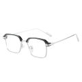 New Metal Anti-Blue Light Glasses Personalized Eyebrow Myopia Glasses Frame Men's Fashion Trendy Sunglasses 21102.