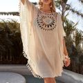 Sunflower Bikini Cover Up Swimsuit Beach Dress Women 2022 Summer Bathing Suit Beachwear Shirt Tunic Solid Bikini Cover UP. 