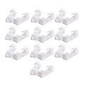 20pcs Adhesive Data Cable Charging Wire Holder Clips Wall Desktop Cable Organizer Peeling and Mounting, Using Adhesive Glue.. 