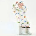 New Children's Raincoat Boys Light Rain Poncho Kindergarten Middle and Large Children Waterproof Clothing with Schoolbag Place. 