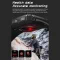 NX6 1.95 inch martwatch BT5.1 IP68 Waterproof Fitness Tracker Compatible for Android iOS. 