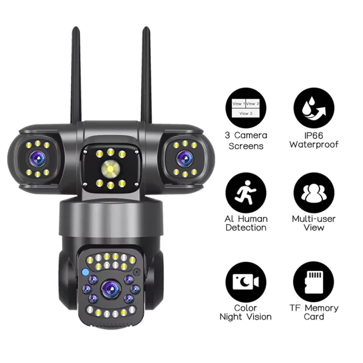 V380%20Network%206MP%20Real%20Triple%20Lens%20Outdoor%20Camera%20Waterproof%20HD%20Outdoor%20Camera%20-%20Image%209
