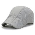 Summer Sports Mens Sun Hats Breathable Mesh Quick-drying Visor Caps Outdoor Gorro Hombre Boina Golf Hat Fashion Solid Flat Cap. 