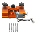 Chainsaw Sharpener Jig Hand-Cranked ChainSaw Sharpening Kit With 5 Burr For 4-22 Inch Chainsaw And Electric Saw.