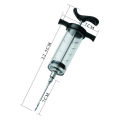 Stainless Steel Spice Syringe Marinade Injector Flavor Syringe Cooking Meat. 