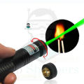 Laser Pointer Light Rechargeable Green Adjustable Burn Match Light goes up to the plane. 