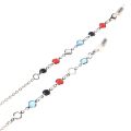 【Limited Quantity】 Vintage Beads Long Eyeglass Lanyard Eye wear Accessories Glasses Necklace Glasses Chain Bead random color.