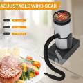 Portable Foods Cocktail Wind Adjustable 2 AA Batteries Operated Smoke Infuser Machine.