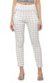 U FASHION Women & Girl Stretchable Trouser Polycotton Fabric  Checked Pattern Jegging Pant / Stretchable Jeggings. 