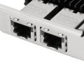 PCIE NIC Network Card 10Gb Dual RJ45 Ports for Intel X540 T2 Chipset PCI Express Ethernet Adapter. 