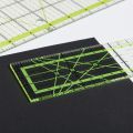 ARELENE 6 PCS Quilting Ruler Square Acrylic Quilting Ruler Fabric Cutting Ruler Transparent Marker Acrylic Ironing Ruler.