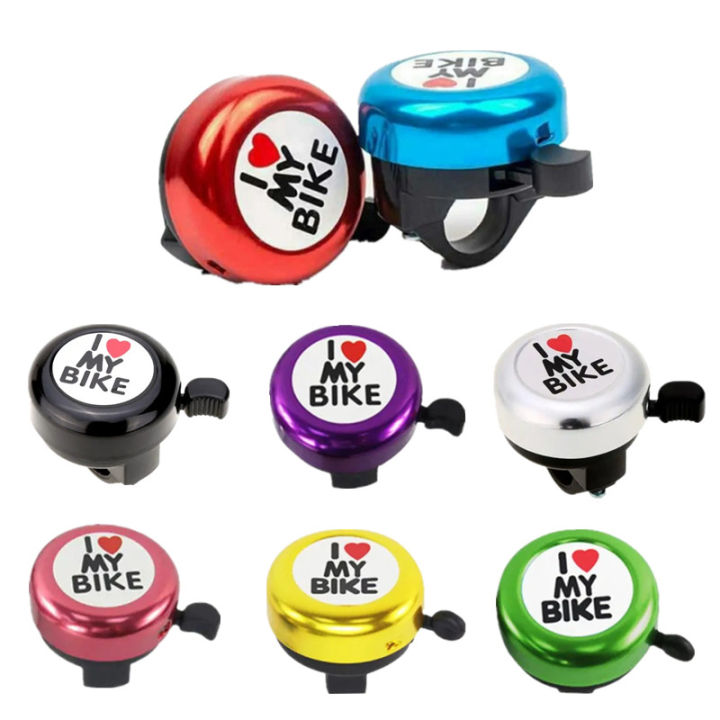 Cute Bicycle Handlebar Bell Loud Sound Alarm Warning Mini Kids Bike Horn Bells Cycling Ring Children Women Men Bike Accessories