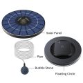 Solar Pond Aerator Oxygen Pump With Air Hose and Bubble Stone.