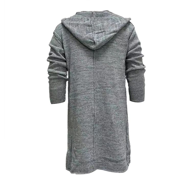 Men%20Loose%20Long%20Cardigan%20Solid%20Color%20Long%20Sleeve%20Hooded%20Open%20Front%20Hoodies%20Sweaters%20Fall%20Winter%20Knitted%20Coats%20with%20Pockets%20-%20Image%205