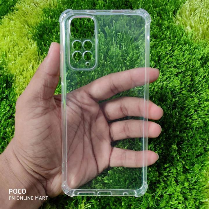 Redmi Note 11, Note 11s 2022 Clear Cover Soft Thin Anti-Scratches Crystal Case(Transparent)