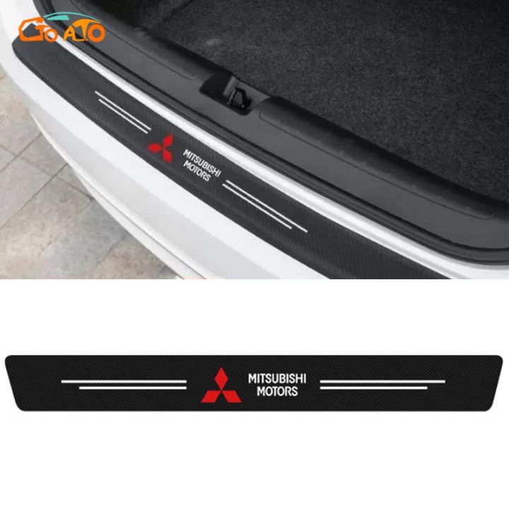 GTIOATO%20Car%20Carbon%20Fiber%20Rear%20Bumper%20Anti-Stepping%20Protector%20Sticker%20Auto%20Trunk%20Sticker%20For%20Mitsubishi%20Xpander%20Mirage%20Strada%20Montero%20Sport%20Pajero%20L300%20-%20Image%203