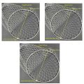Solid Stainless Steel Ring Strong Nylon Line D40cm-60cm Landing Net of Head Fishing Net Fishing Network Turck Net Dipneting.