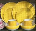 24 Pieces Ariane Dinner Set YELLOW Design.