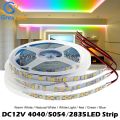 LED Strip Light DC 12V High Lumen LED Tape 4040/5054 SMD2835 Flexible Ribbon DIY LED Light Strip White Blue Green Red Tape Diode-Blue-SMD4040 - 60LEDs--. 