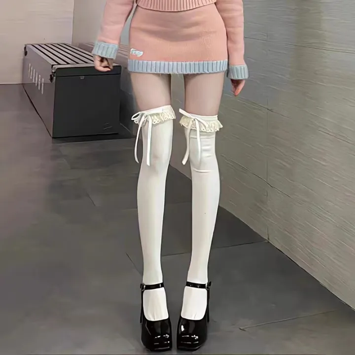Multi-Layer%20Lace%20Stockings%20Milky%20White%20Ribbon%20Knee%20Socks%20Japanese%20Style%20lolita%20Girl%20Bow%20Hold-Ups%20-%20Image%208
