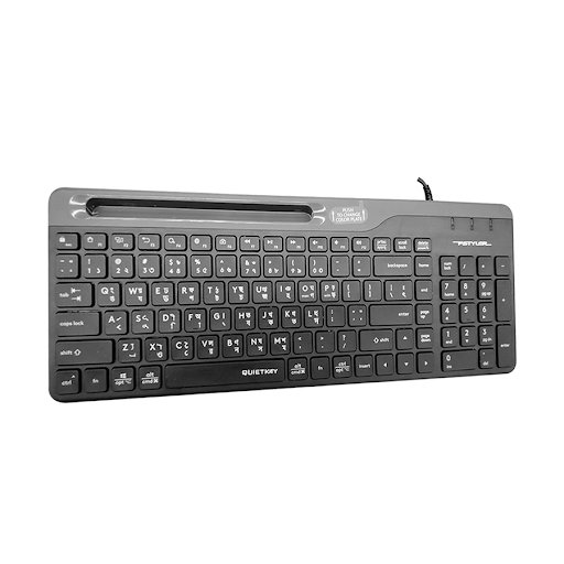 A4tech FK25 Fstyler Wired Black Multimedia Keyboard with Bangla