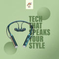 Black Wireless Neckband  g7- Bluetooth Headset with Microphone with own packing. 