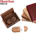 Wedding Gift Box USB 3.0 Flash Drive Free Logo Wooden Pen Drive High Speed Memory Stick 64GB/32GB/16GB/8GB/4GB Real Capacity. 