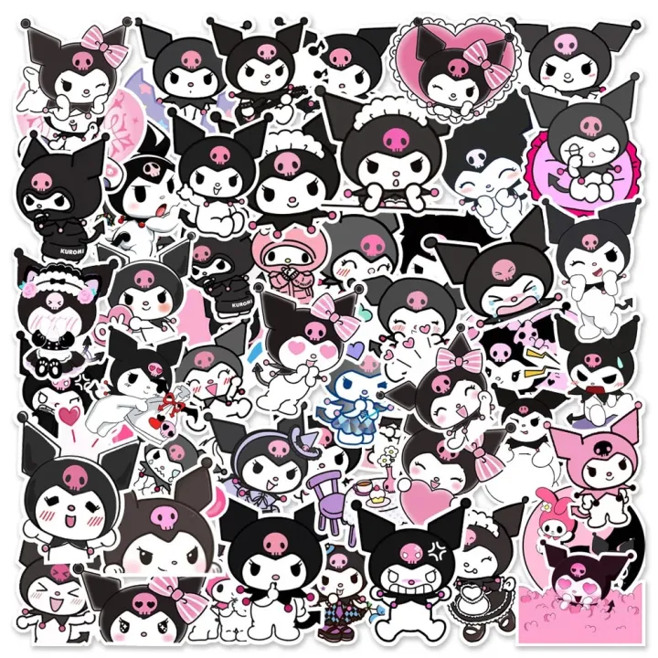 50/100pcs%20Kawaii%20My%20Melody%20Kuromi%20Hello%20Kitty%20Stickers%20for%20Kids%20Girls%20DIY%20Laptop%20Phone%20Diary%20Cute%20Cartoon%20Sanrio%20Sticker%20Decals%20-%20Image%203