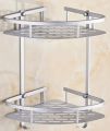 2 Layer Aluminum Multipurpose Kitchen Bathroom Corner Shelf Wall Mount Storage Rack Bathroom Rack Soap Holder Storage Box Shower Rack Shelf. 