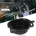 7.5L Plastic Oil Drain Pan Wast Engine Oil Collector Tank Gearbox Oil Trip Tray For Repair Car Fuel Fluid Change Garage Tool. 