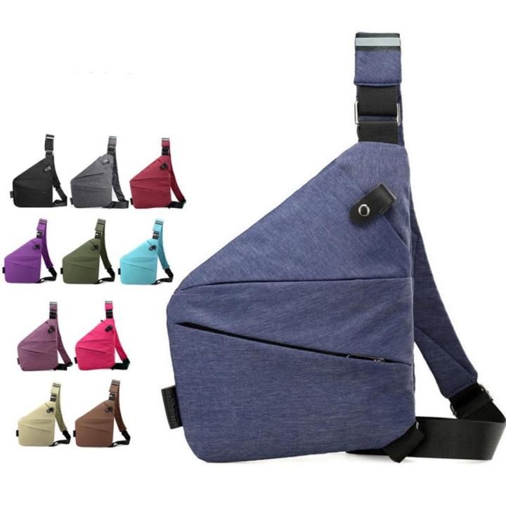 Anti Theft Travel Bag Anti-Theft Bag Slim Sling Bag Cross Body Bag Right Shoulder Bag Travel Bag