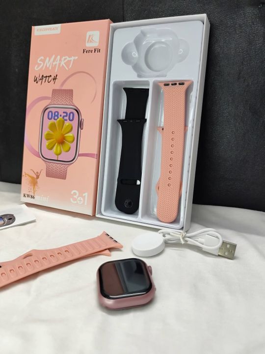 KW%2086%20mini%20KEQIWEAR%20GERMANY%20KW86%20mini%203+1%20Straps%20Smart%20Watch%20Series%208%20Touch%20Color%20Screen%20Bluetooth%20Calling%20Health%20and%20Sports%20And%20Three%203%20Straps%20Band%20Wireless%20Charging%20Smartwatc%20-%20Image%202