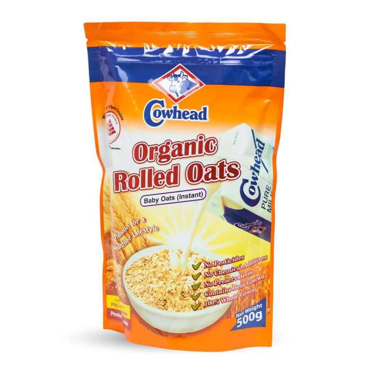Cowhead_Organic_Rolled Oats (Instant)  Baby Oat 500g