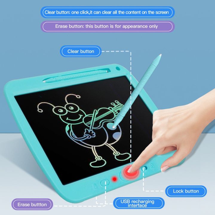 Rechargeable%20LCD%20writing%20pad%209-inch%20handwriting%20drawing%20board%20with%20tylus%20lock%20button%20-%20Image%207