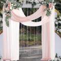 Artificial Wedding Arch Flowers Kit Decorative Decor Wedding Arch Rose Wreath for Ceremony Backdrop.