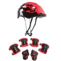 7Pcs Roller Skating Kids Boy Girl Safety Helmet Knee Elbow Pad Set Cycling Skate Bicycle Scooter Helmet Protection Safety Guard.