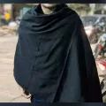 Stylish Black Color Winter Shawl for Men. 