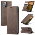 High Quality Retro Magnetic Flip Leather Case For Apple iPhone 14 Pro Max Phone Case Wallet Card Cover.
