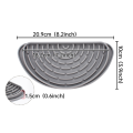 2 Refrigerator Drip Catcher Tray Mini Fridge Water Dispenser Drip Tray Gray Fridge Spills Water Pad.