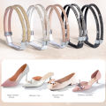 Shiny Crystal Shoelaces Decoration Anti-drop Heel Straps For High Heels Adjustable Straps Sandals Ankle Shoe Belt Holding 1Set. 